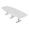 Skutchi Designs 45 in W, 120 in L, 29 in H, Engineered Wood Top, White HAR-ABOT-46X119-T-WHCYPRESS - alternate 1